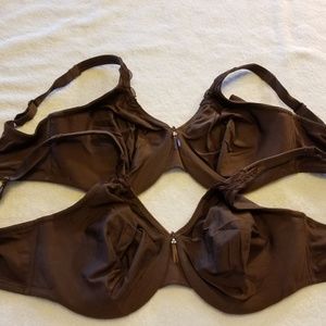 Price your price please 2 Brown Wacoal Underwire Bras Both 34DD